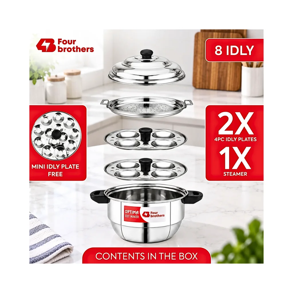 FOUR BROTHERS OPTIMA IDLY MAKER 8 IDLY