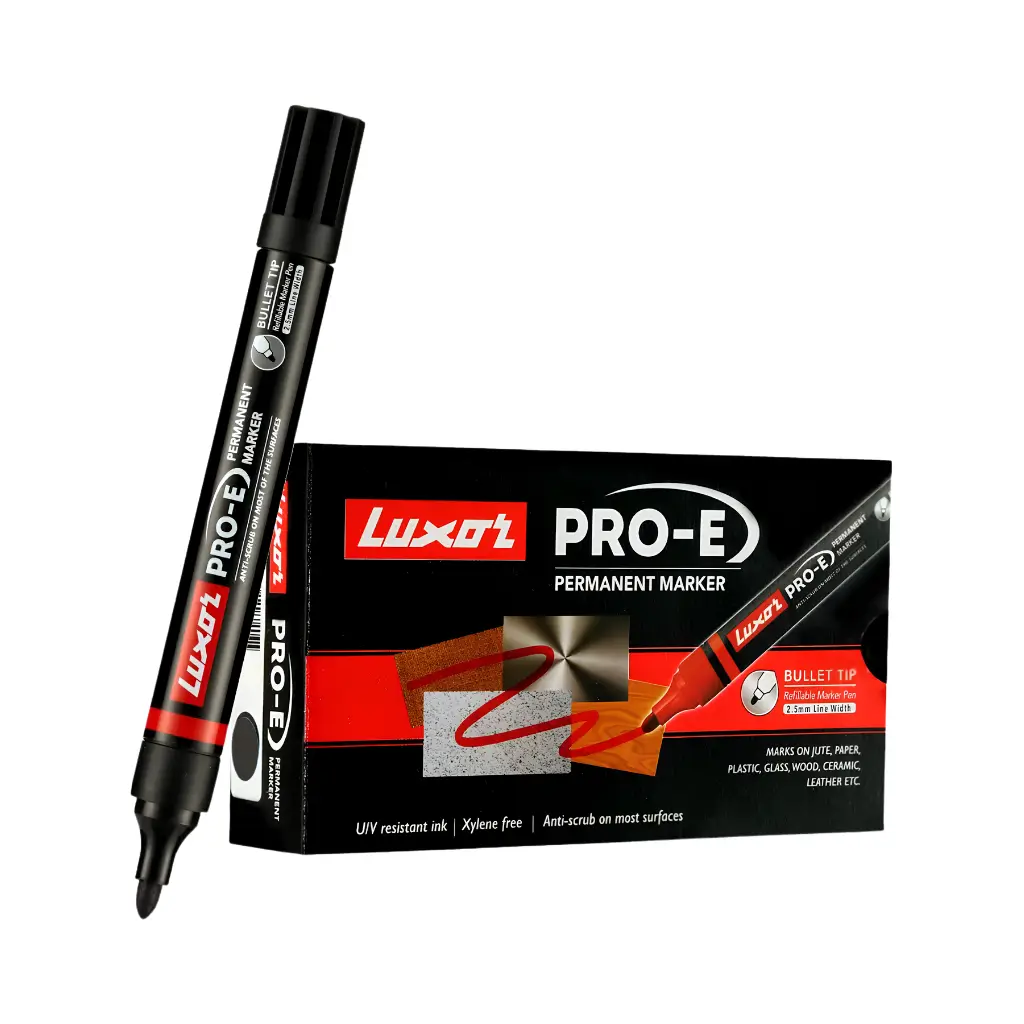 LUXOR PRO-E PERMANENT MARKER BLACK