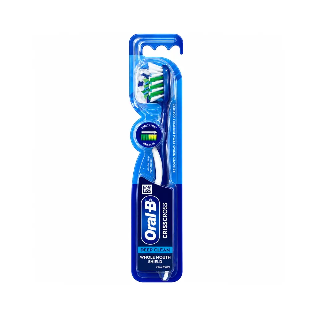ORAL B CRISS CROSS SOFT DEEP CLEAN WHOLE MOUTH SHIELD