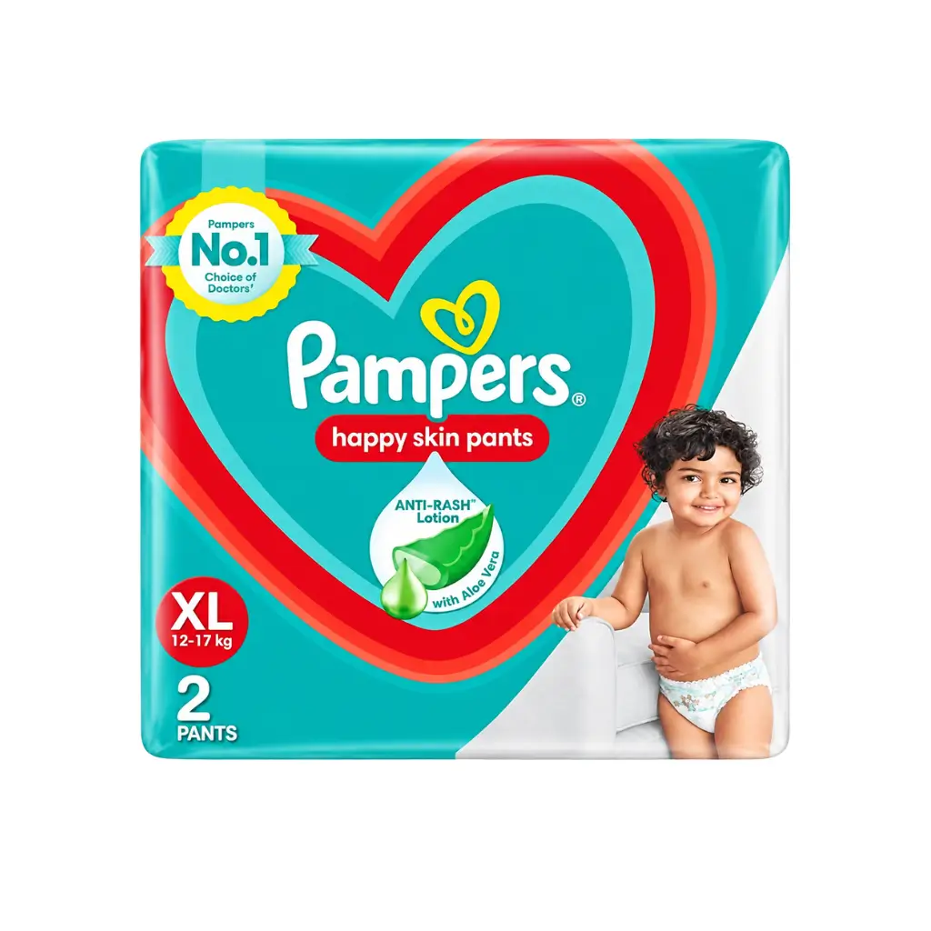 PAMPERS XL 12-17 KG 2 PANTS