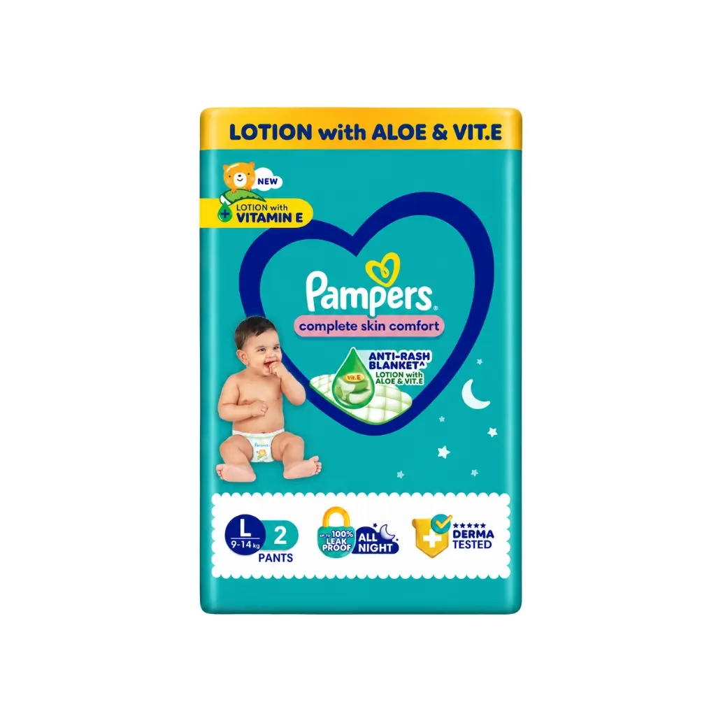PAMPERS LARGE 9-14 KG 2 PANTS