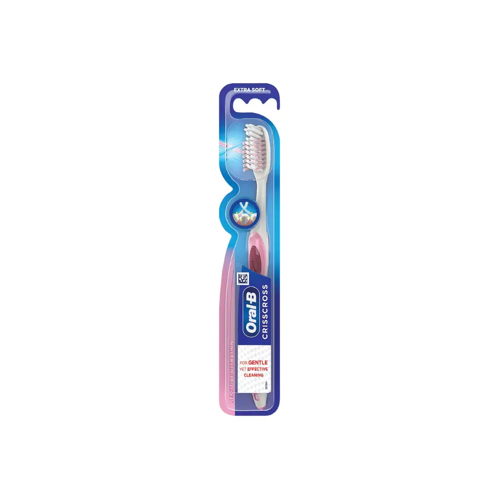ORAL B CRISS CROSS EXTRA SOFT SENSITIVE & GUMS ULTRA SOFT