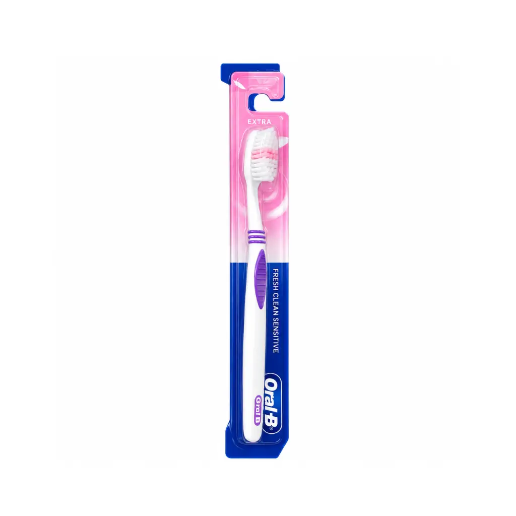 ORAL B EXTRA SOFT FRESH CLEAN SENSITIVE TOOTHBRUSH