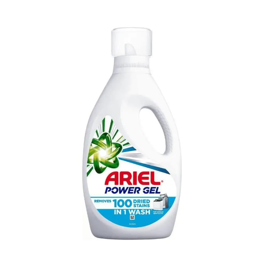 ARIEL POWER GEL TOP LOAD & SEMI AUTO BOTTLE DETERGENT LIQUID 1 KG