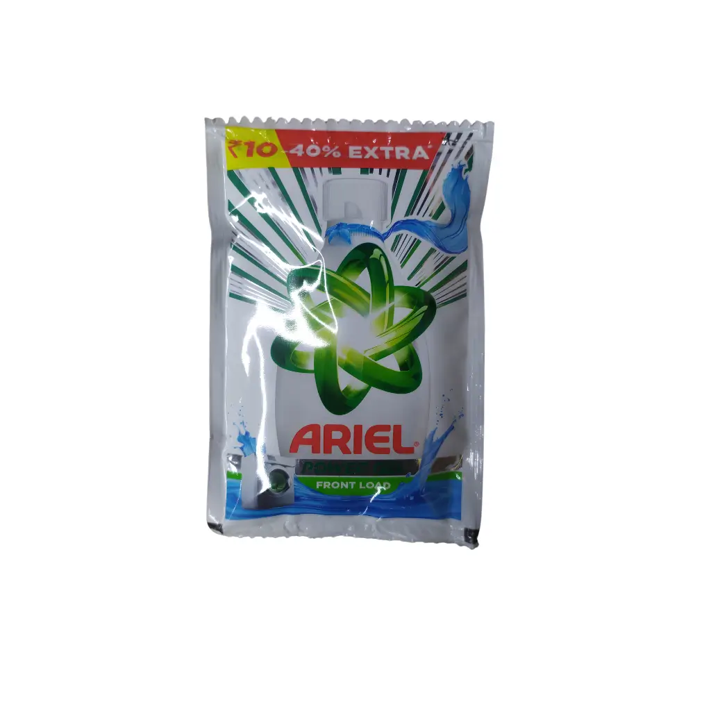 ARIEL POWER GEL FRONT LOAD POUCH DETERGENT LIQUID 43+17 GM