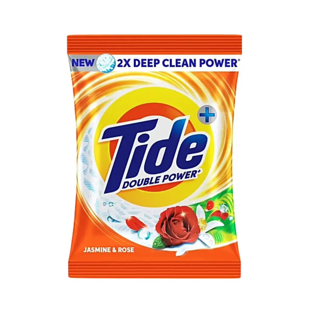 TIDE DOUBLE POWER JASMINE & ROSE DETERGENT POWDER 480 GM