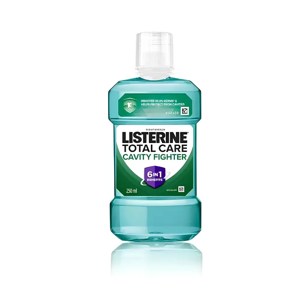 LISTERINE TOTAL CARE CAVITY FIGHTER 6 IN 1 BENEFITS MOUTHWASH 250 ML