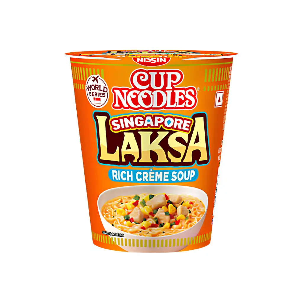 NISSIN CUP NOODLES SINGAPORE LAKSA RICH CREME SOUP 75 GM