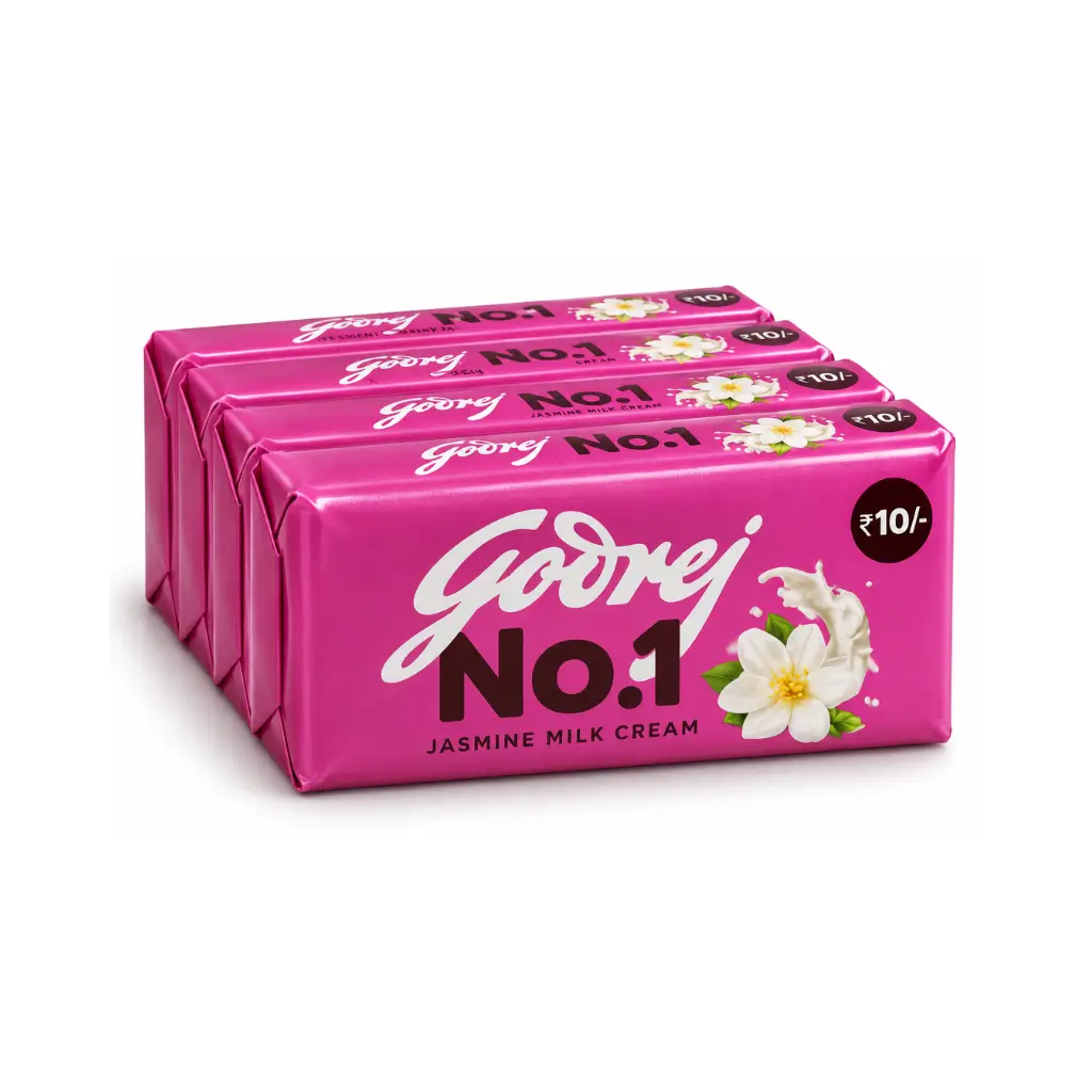 GODREJ NO 1 JASMINE MILK CREAM PACK OF 4 (4*43 G) 172 G