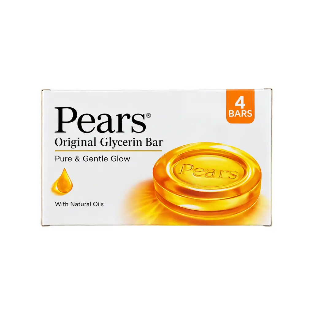 PEARS PURE & GENTLE GLOW 4 BARS