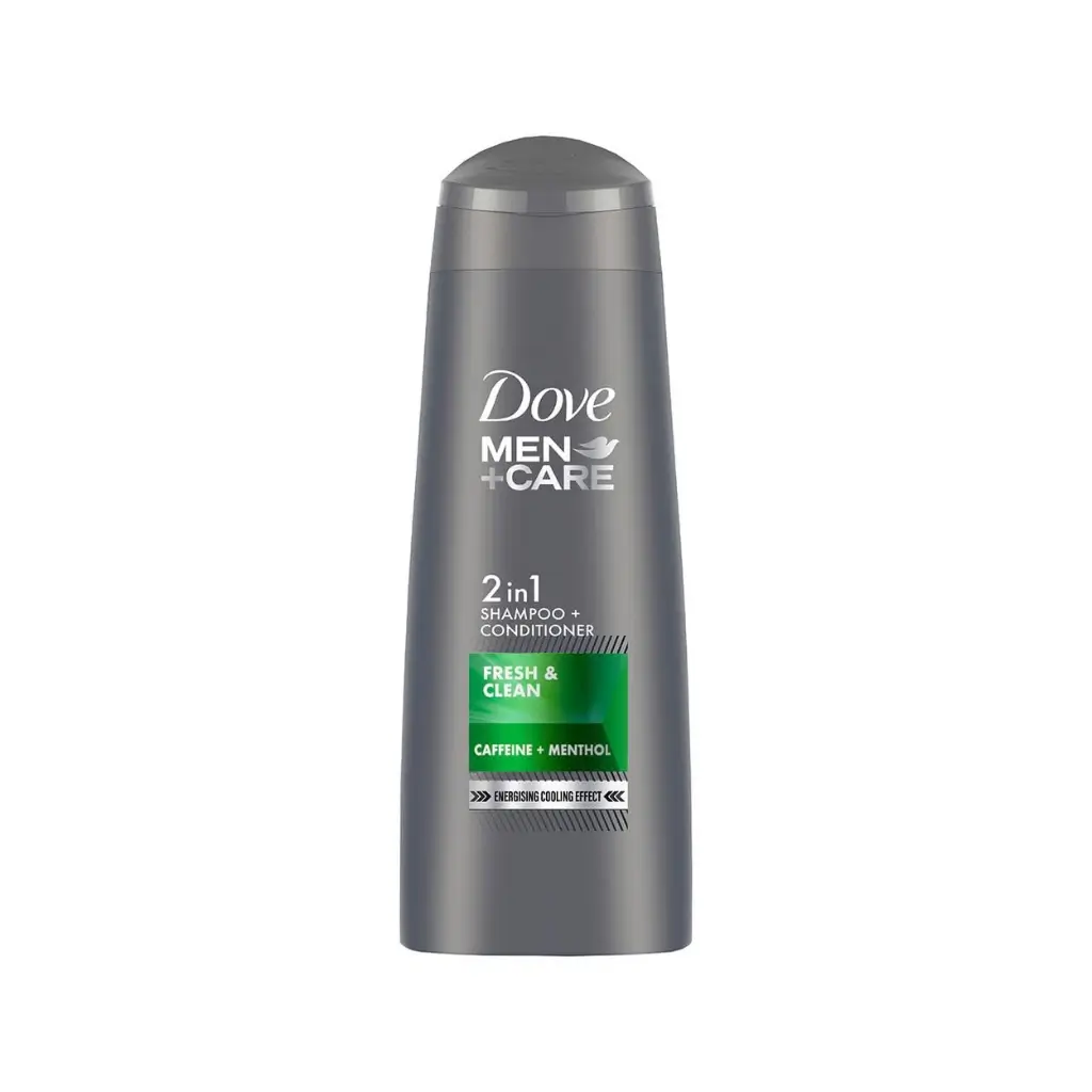 DOVE MEN +CARE 2 IN 1 SHAMPOO + CONDITIONER FRESH & CLEAN CAFFEINE + MENTHOL 180 ML