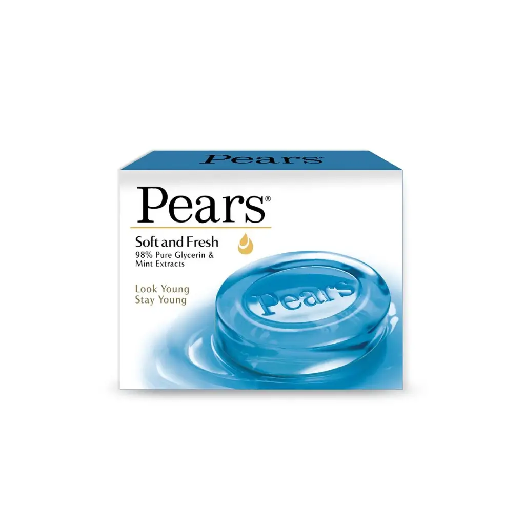 PEARS SOFT & FRESH GLOW BAR 125 GM