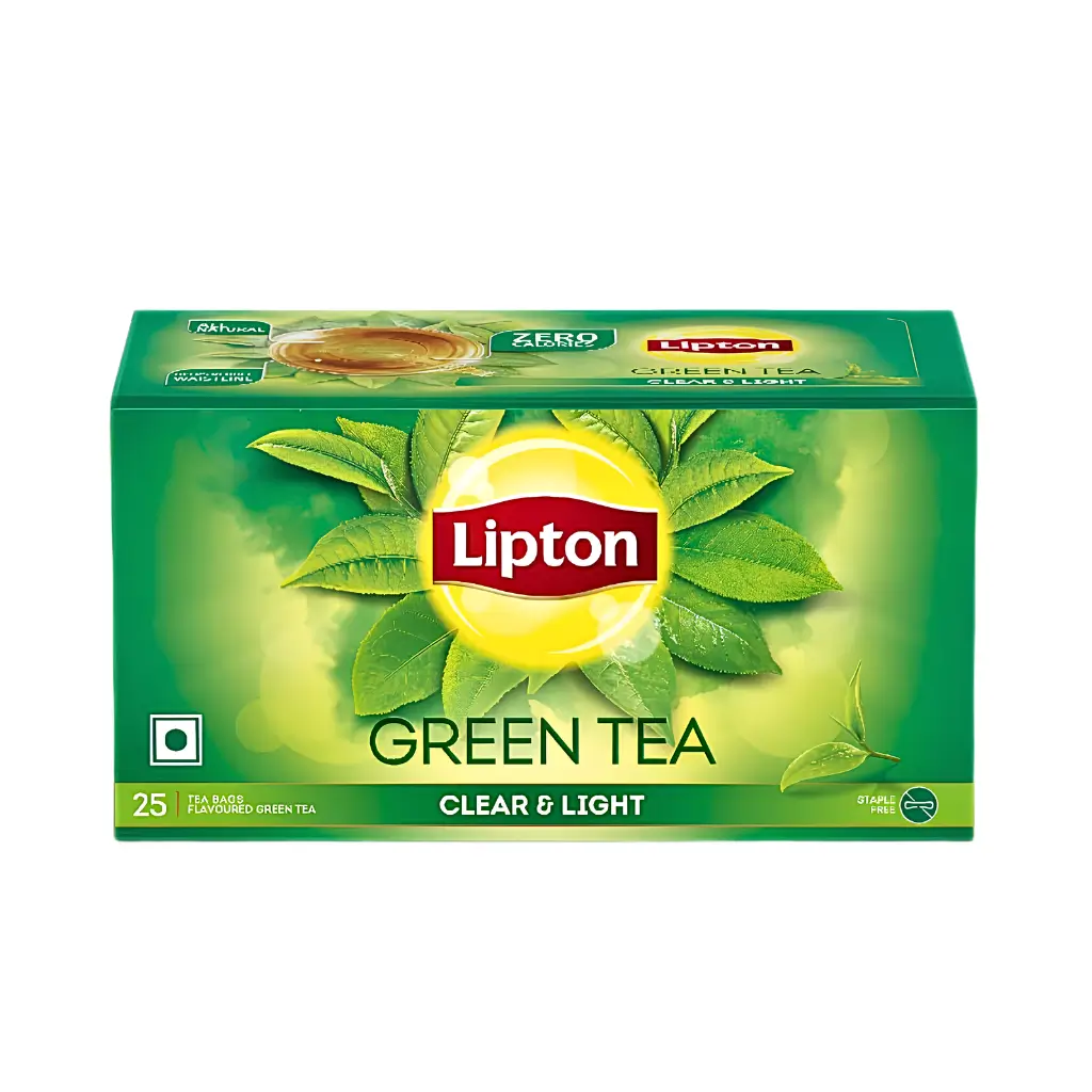 LIPTON CLEAR & LIGHT GREEN TEA BAG 25 * 1.3 GM