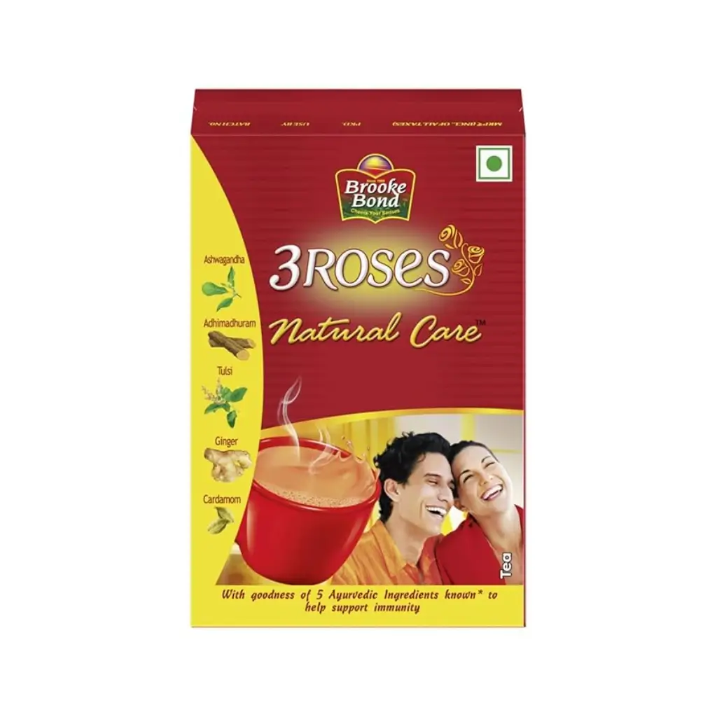 BROOKE BOND 3 ROSES NATURAL CARE BOX 250G