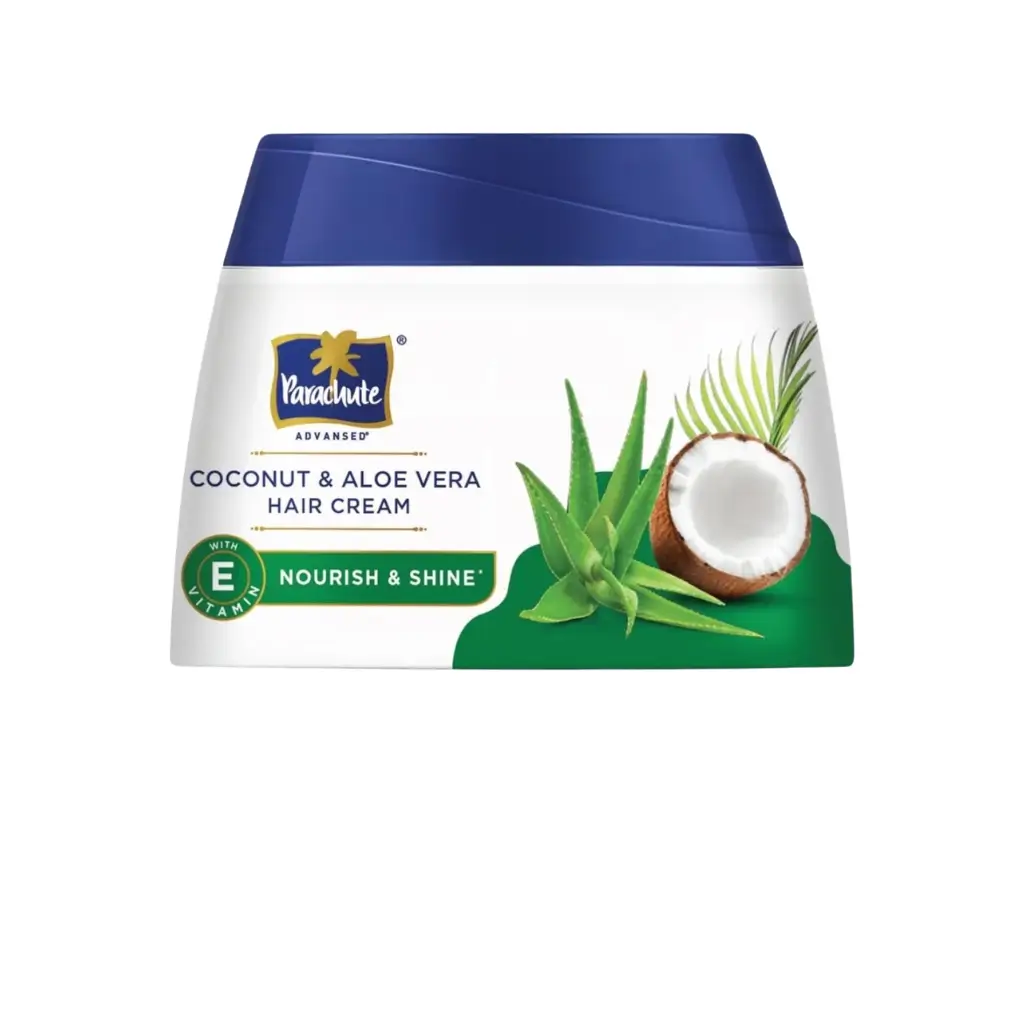 PARACHUTE COCONUT & ALOE VERA HAIR CREAM NOURISH & SHINE 140 GM