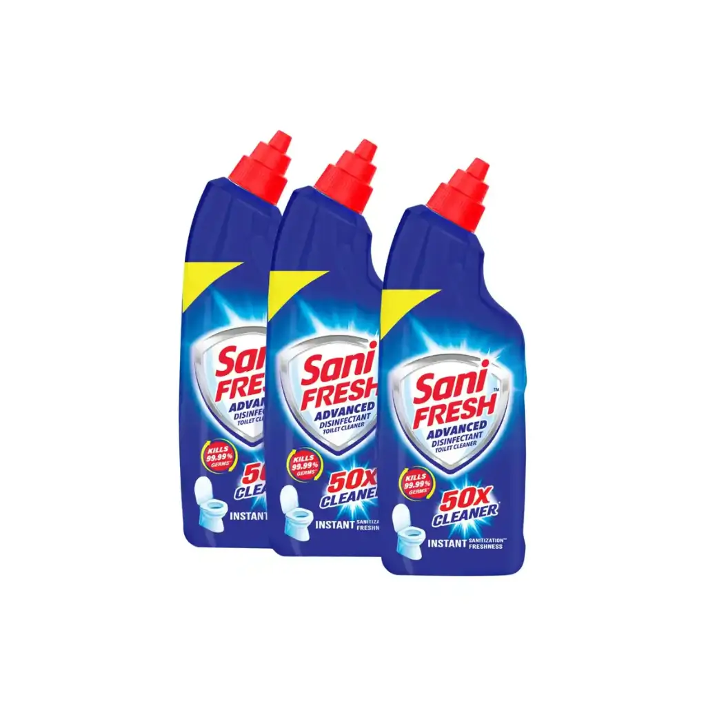 SANIFRESH  ADVANCED DISINFECTANT TOILET 50X CLEANER 520 ML BUY 2 GET 1 FREE