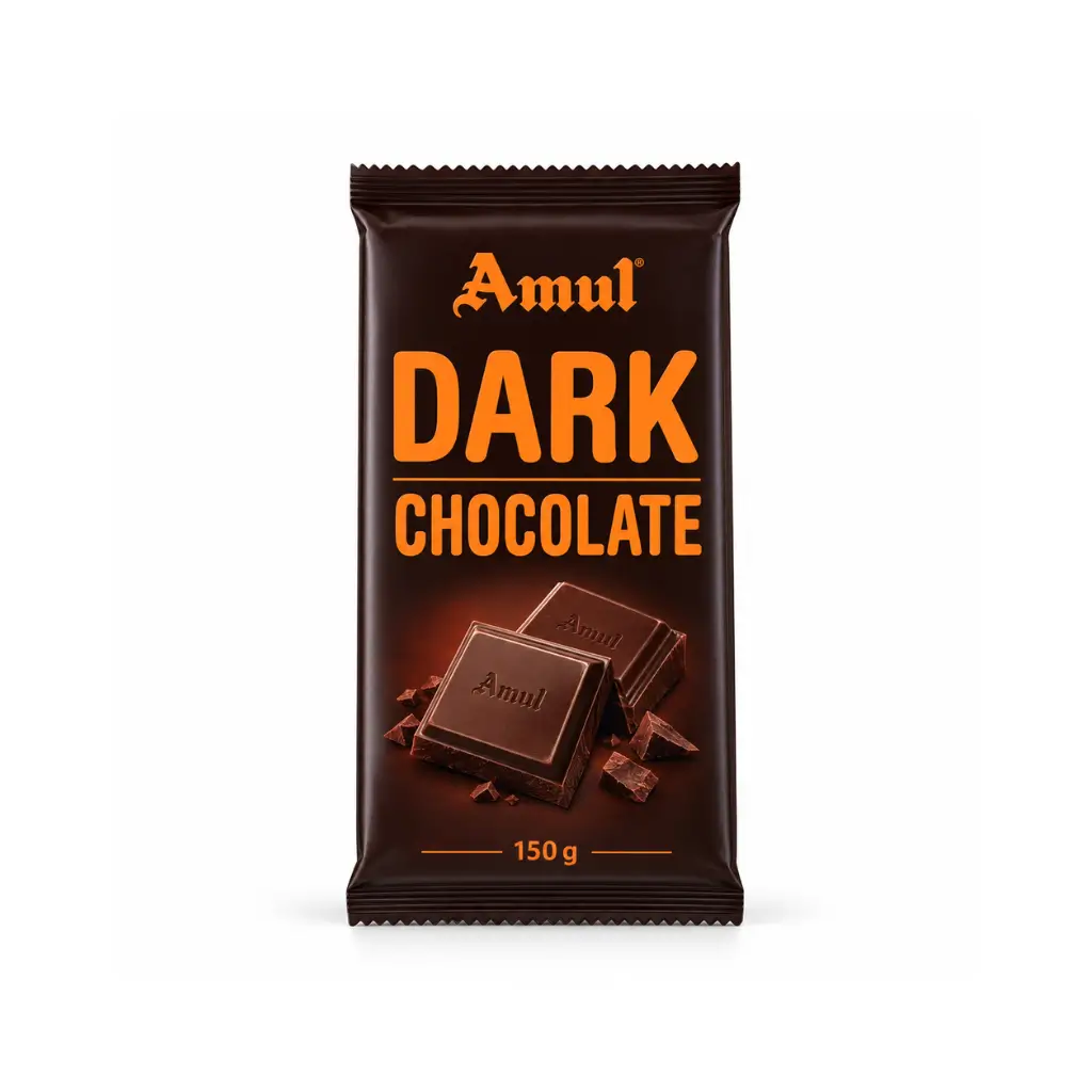 AMUL DARK CHOCOLATE 150 GM