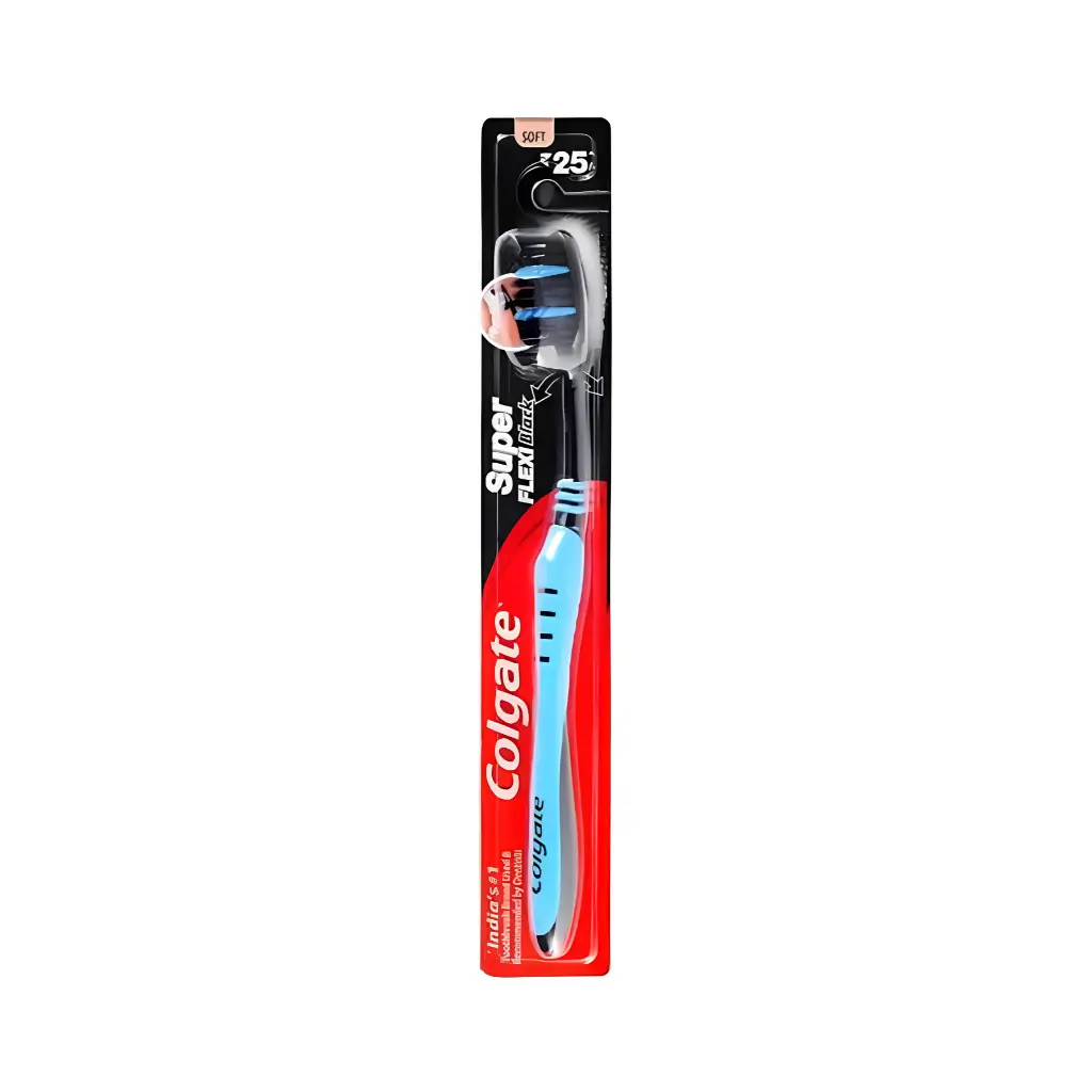 COLGATE SUPER FLEXI CHARCOAL SOFT TOOTH BRUSH 1N