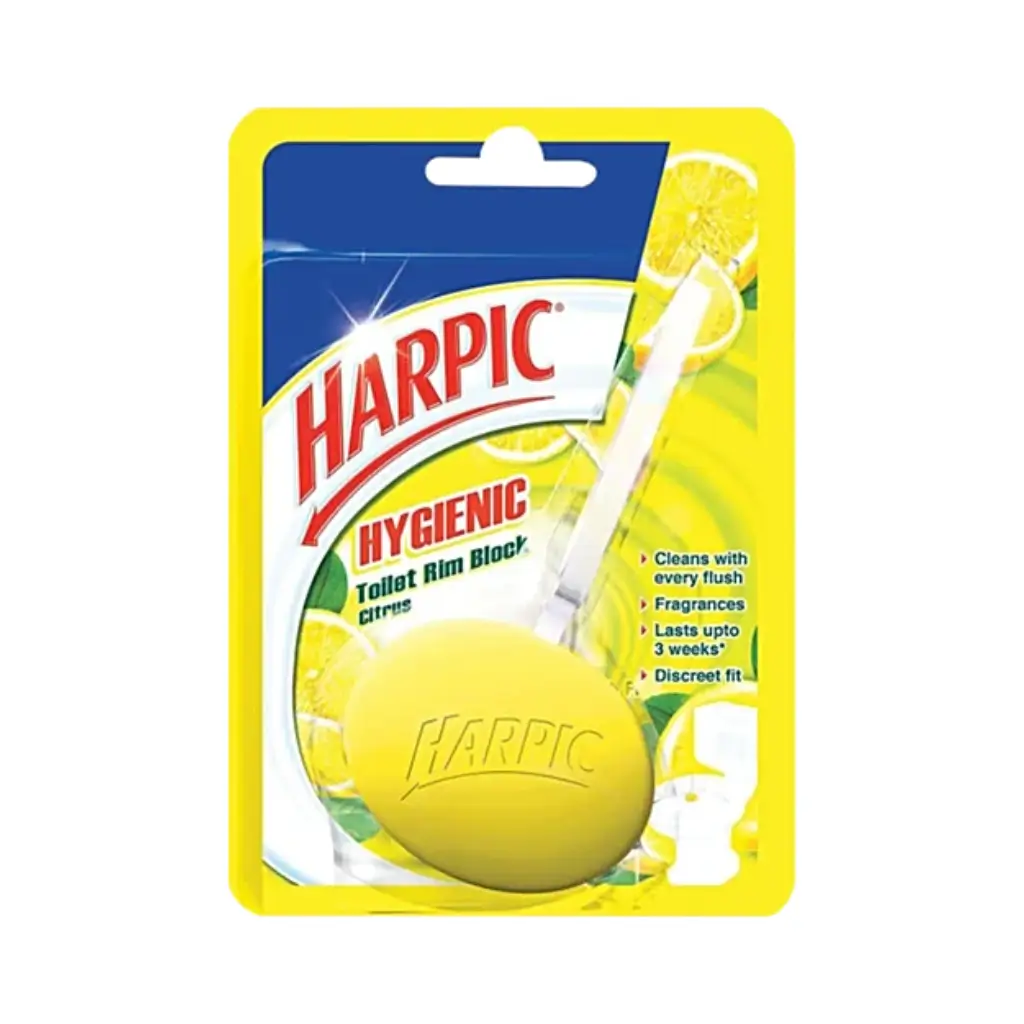HARPIC HYGIENIC TOILET RIM BLOCK CITRUS 26 GM