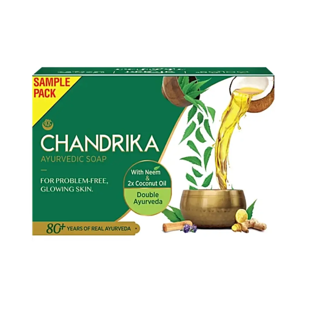 CHANDRIKA AYURVEDIC SOAP 2X COCONUT OIL 50 G