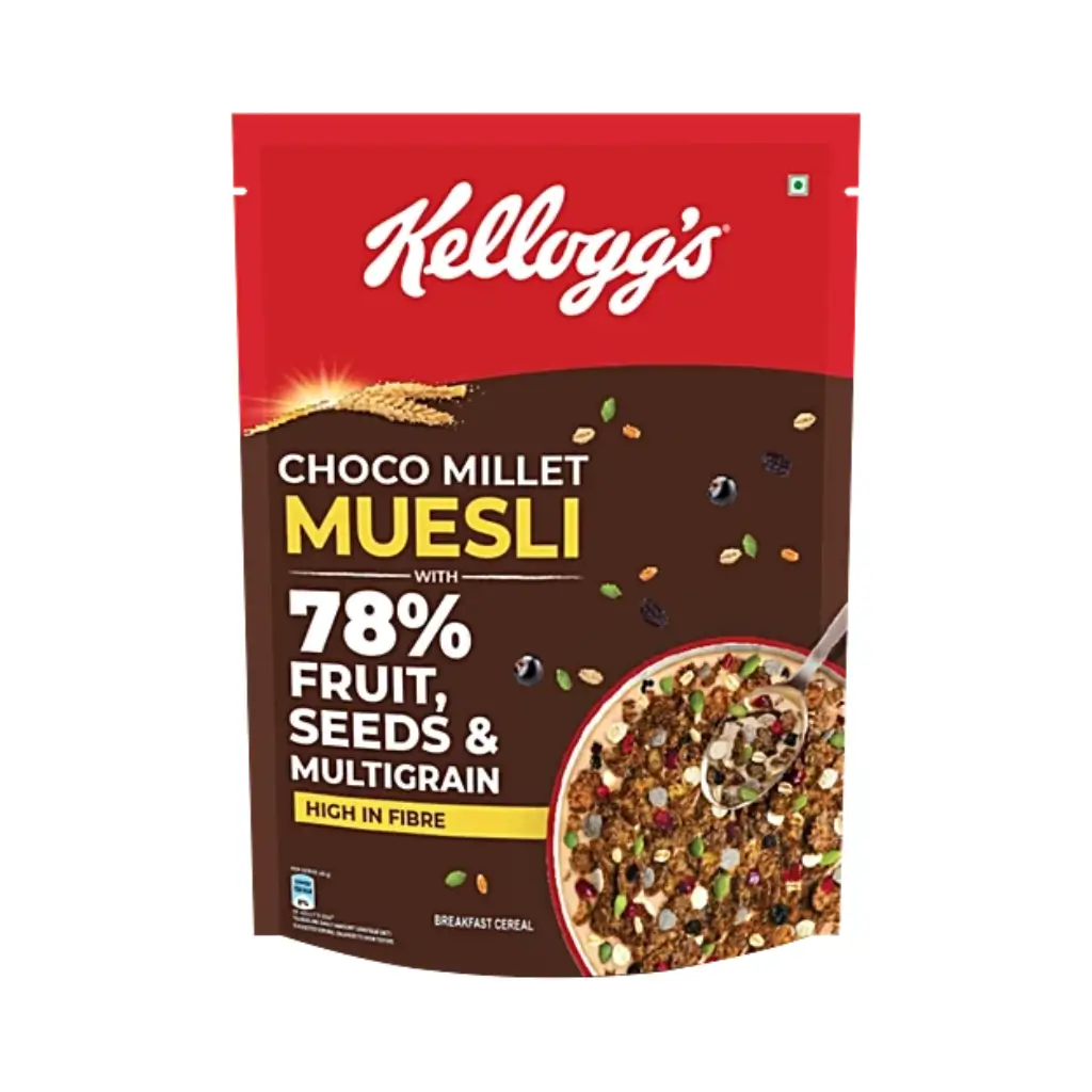 KELLOGGS CHOCO MILLET MUESLI FRUIT SEEDS & MULTIGRAIN 400 G