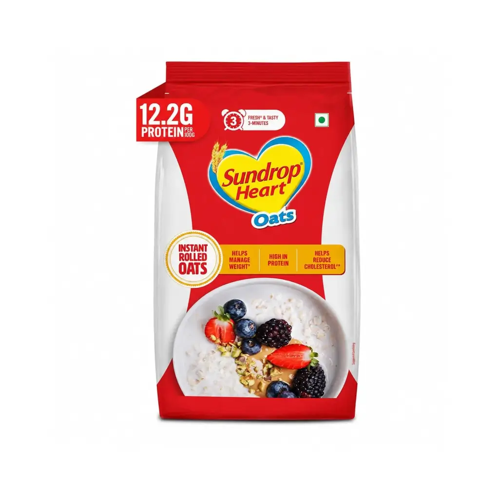 SUNDROP HEART OATS POUCH 1 KG
