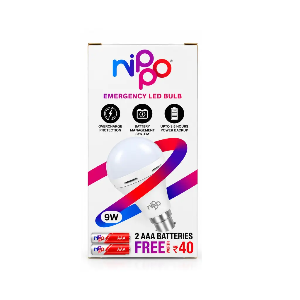 NIPPO ELITE EMERGENCY LED BULB 18W COOL DAYLIGHT