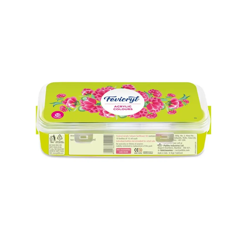 FEVICRYL ACRYLIC COLOURS 10 SHADES