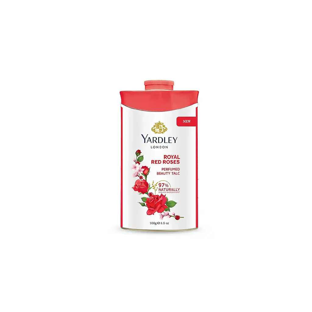 YARDLEY ROYAL RED ROSES PERFUMED BEAUTY TALC 100 G