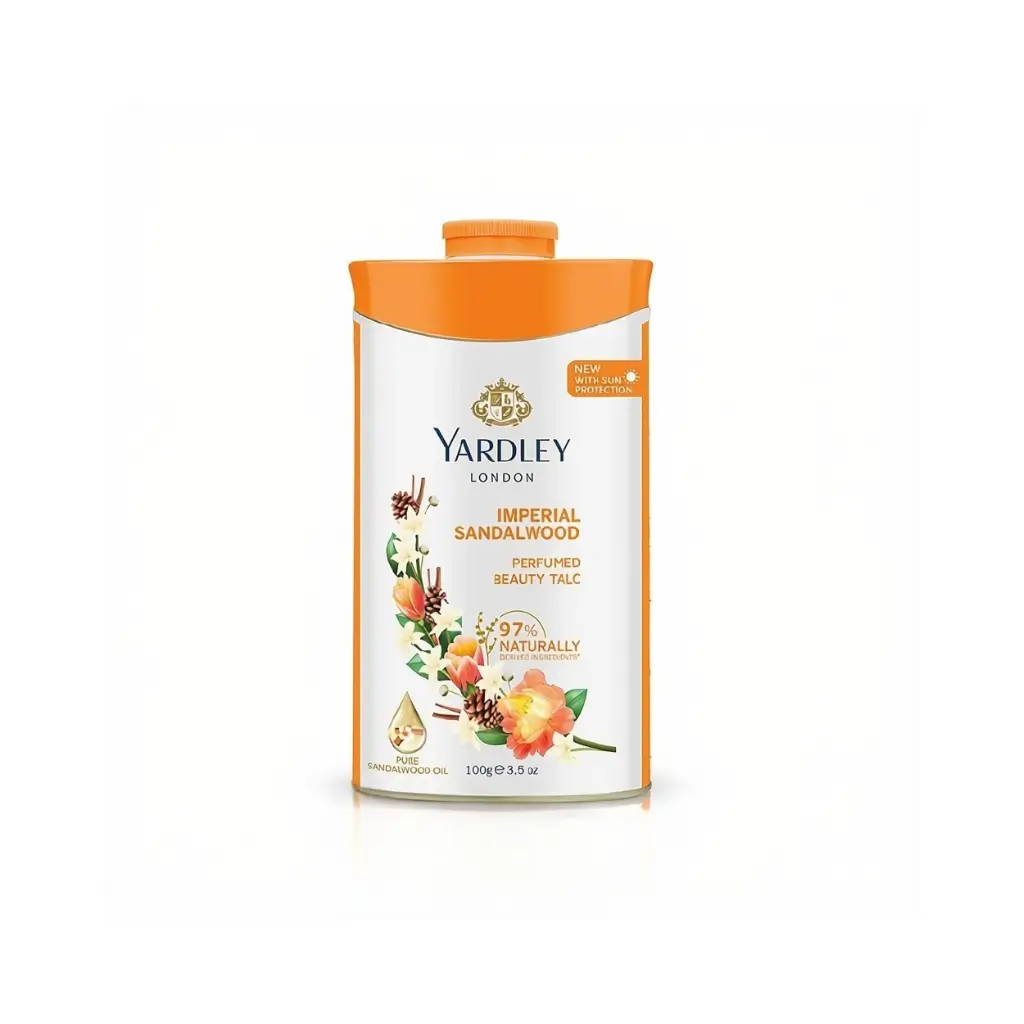 YARDLEY IMPERIAL SANDALWOOD PERFUMED BEAUTY TALC 100 G