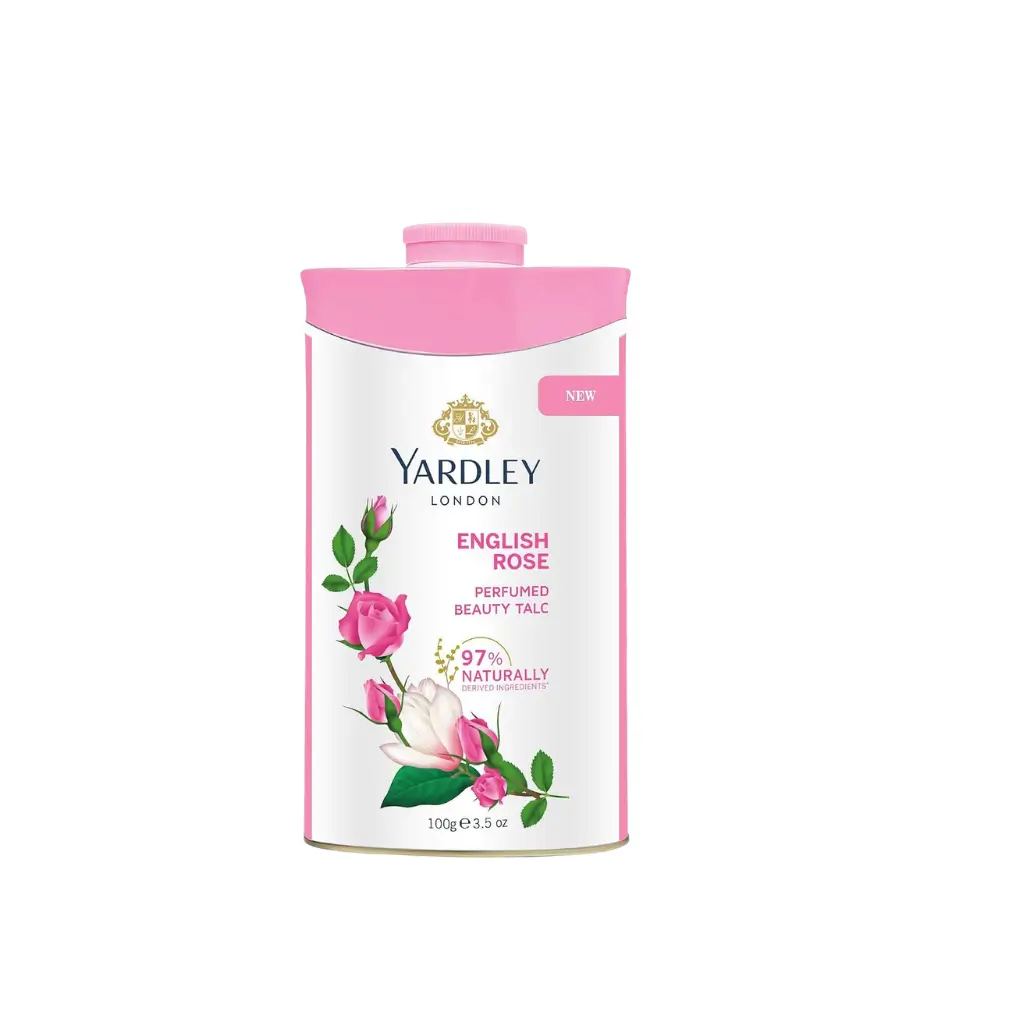 YARDLEY ENGLISH ROSE PERFUMED BEAUTY TALC 100 G