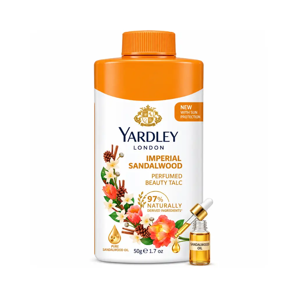 YARDLEY IMPERIAL SANDALWOOD PERFUMED BEAUTY TALC 50 G