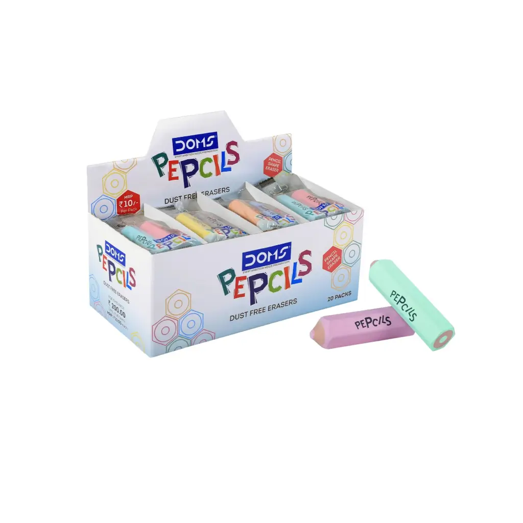 DOMS PEPCILS DUST FREE ERASERS 2 N 10/-