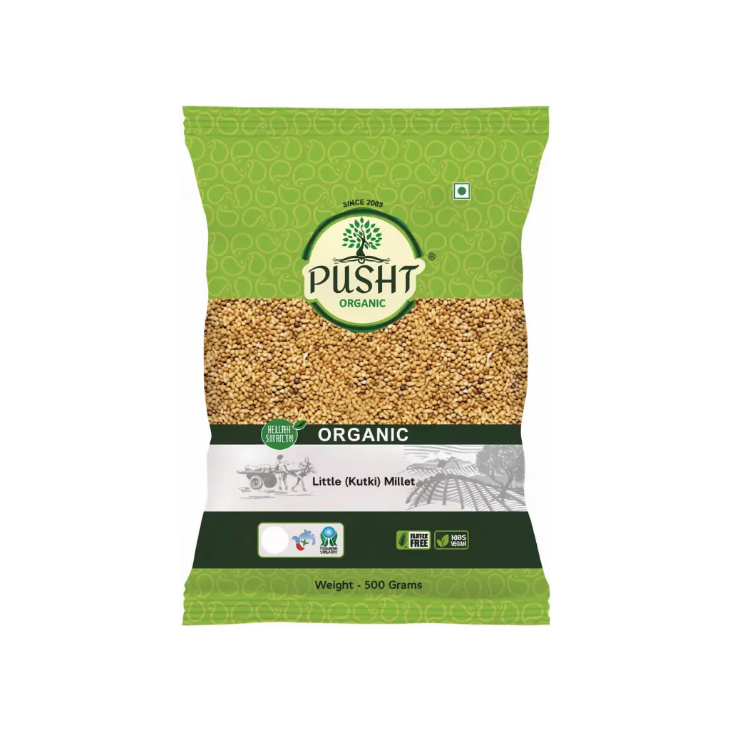 PUSHT ORGANIC LITTLE ( KUTKI) MILLET 500 GM