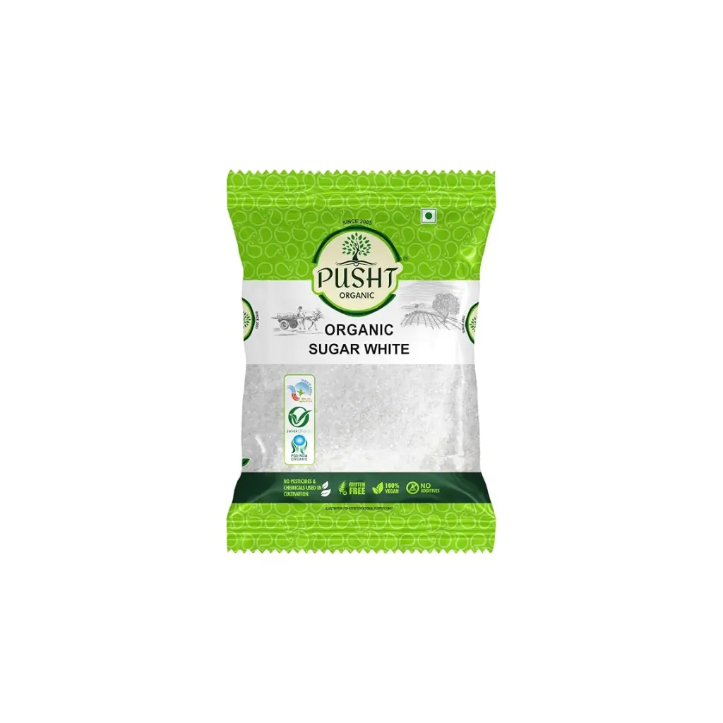 PUSHT ORGANIC SUGAR WHITE 500 GM