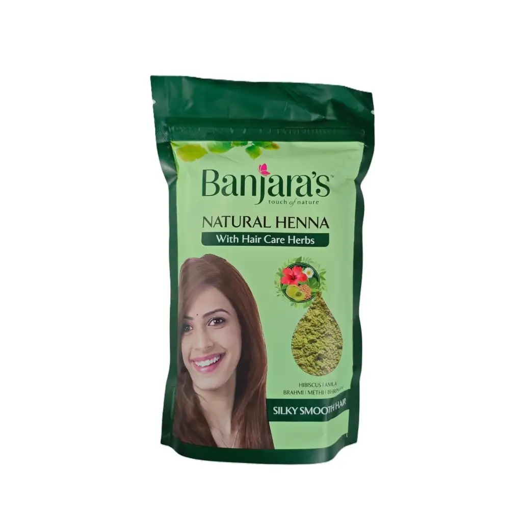 BANJARA S NATURAL HENNA WITH HAIR CARE HERBS 100 GM