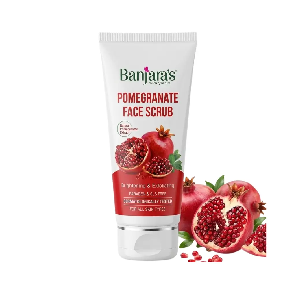 BANJARA S POMEGRANATE FACE SCRUB 50 GM