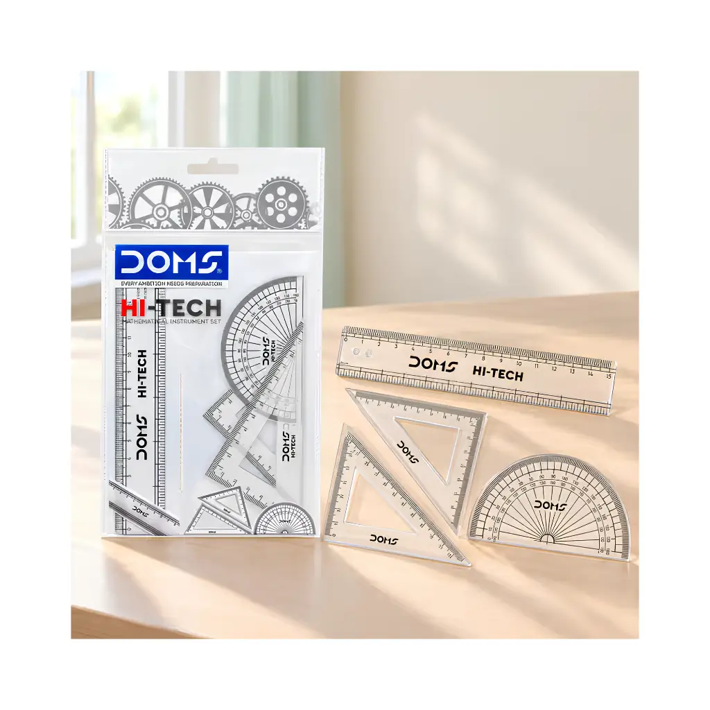 DOMS HI - TECH MATHEMATICAL INSTRUMENT SET 20/-