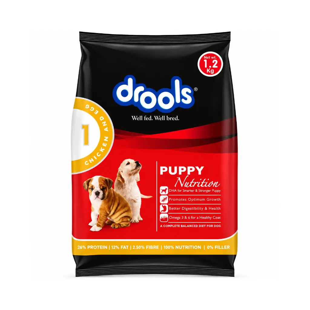 DROOLS PUPPY NUTRITION CHICKEN & EGG 1.2 KG