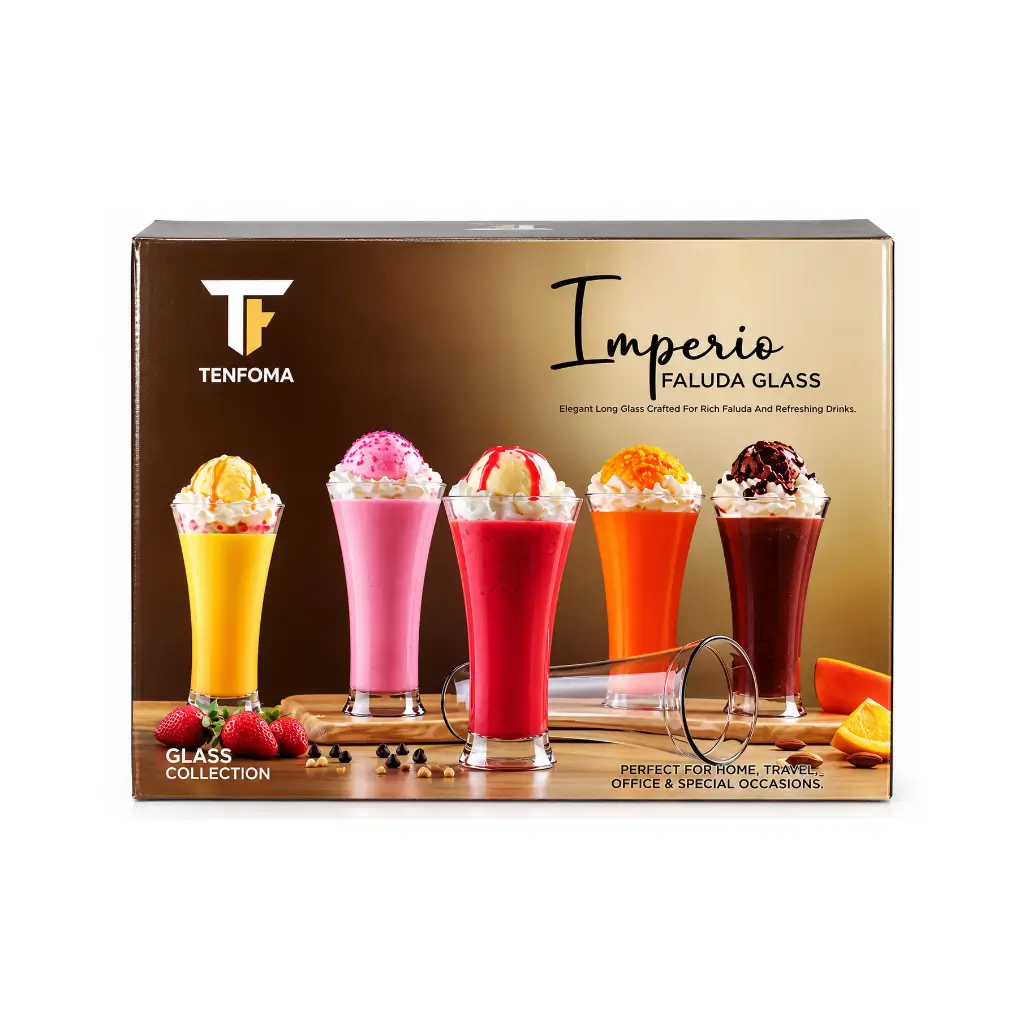 TENFOMA IMPERIO FALUDA 6 PIECE GLASS COLLECTION