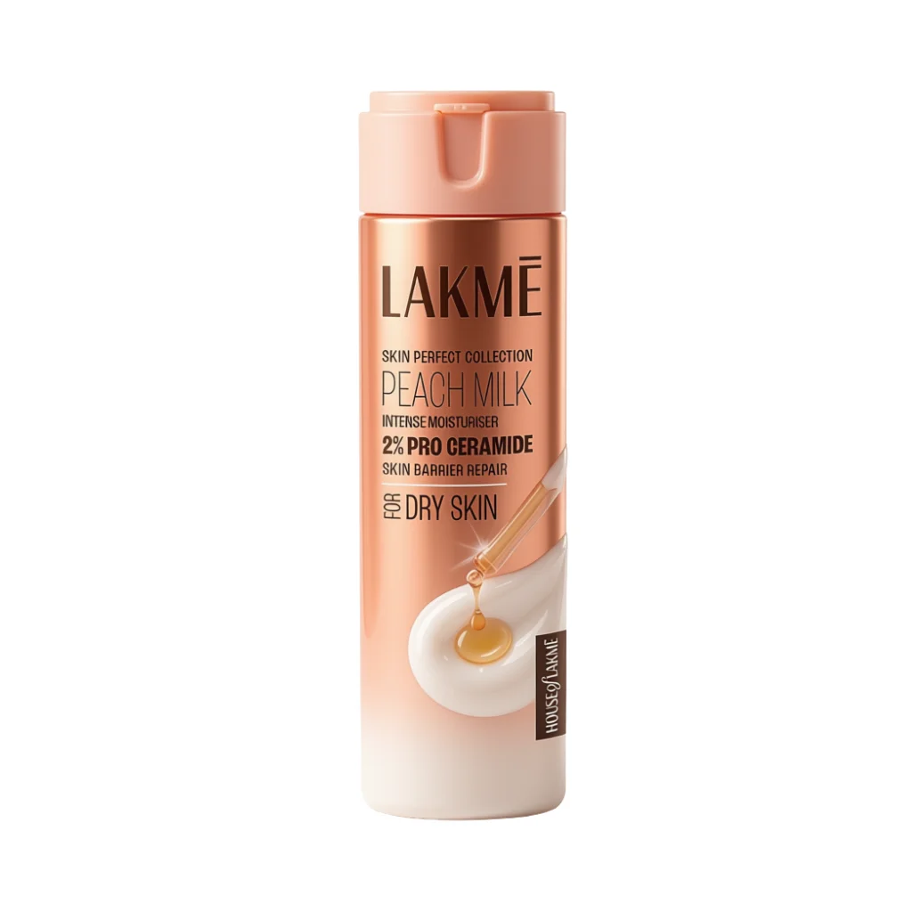 LAKME PEACH MILK INTENSE MOISTURISER FOR DRY SKIN 120 ML