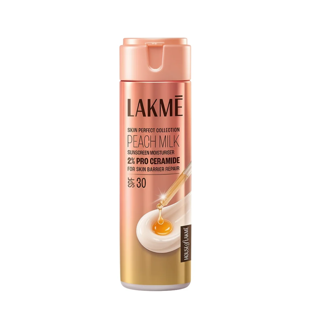 LAKME PEACH MILK SUNSCREEN MOISTURISER 200 ML