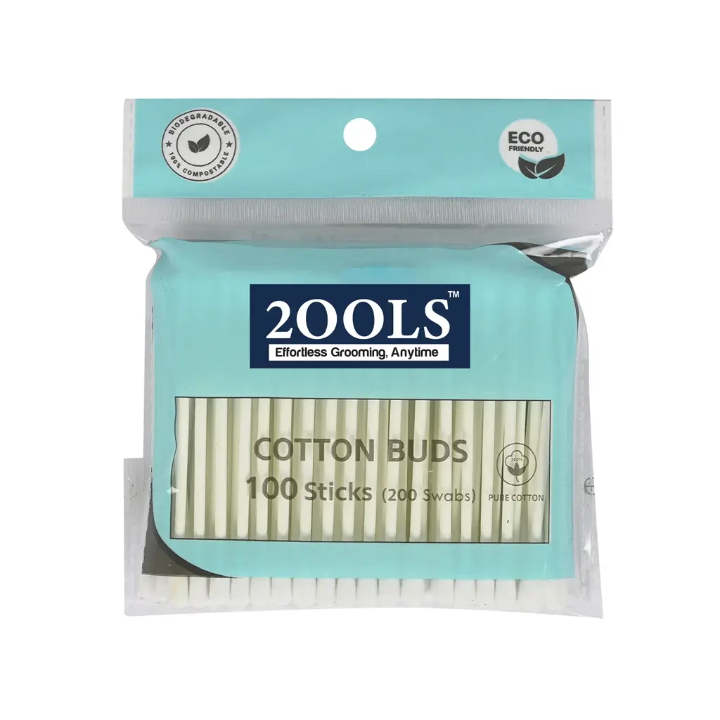 2OOLS 8002 COTTON BUDS 100S POUCH