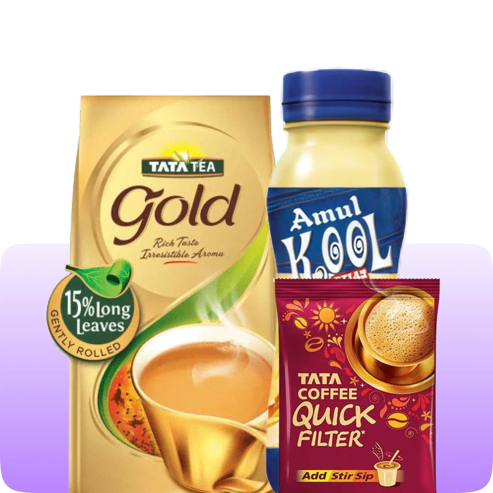 Buy beverages online in India including tea coffee and juices