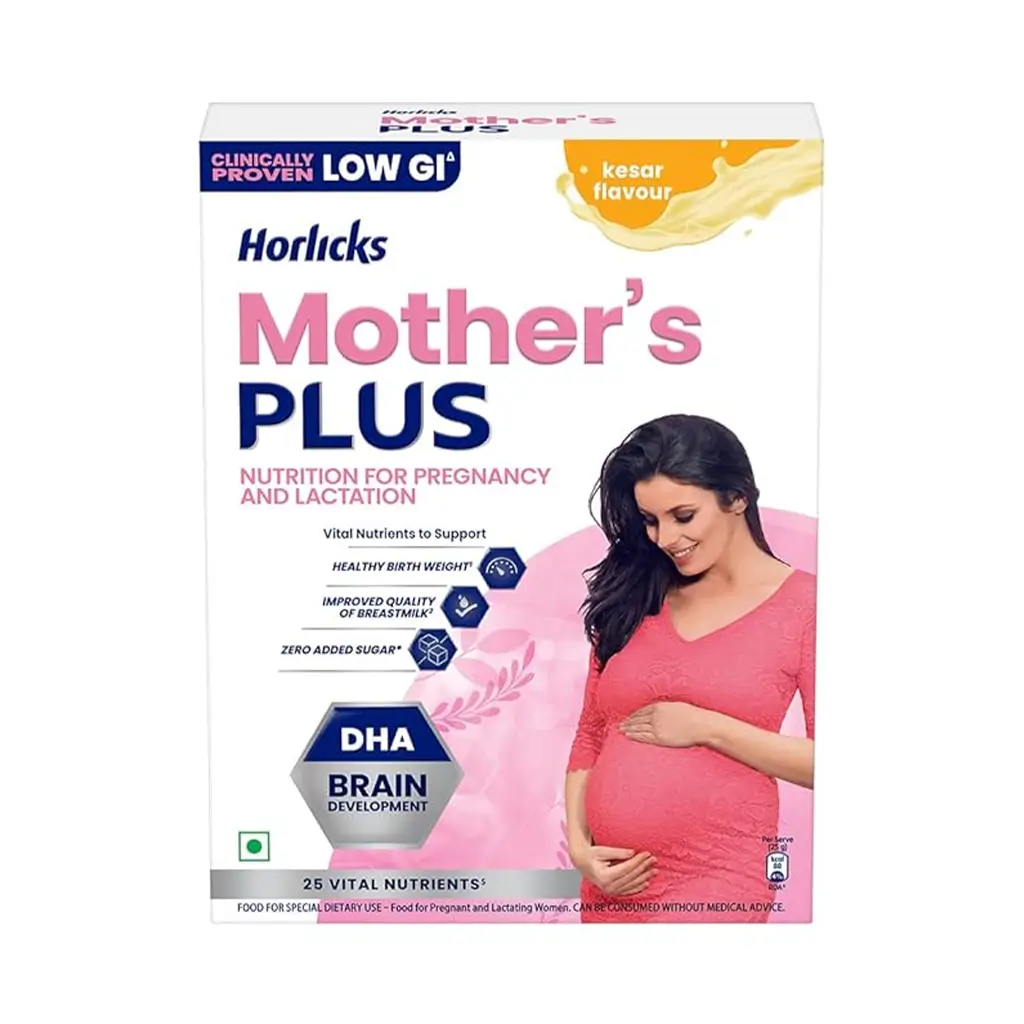 Mothers Plus Horlicks Kesar  - Bib