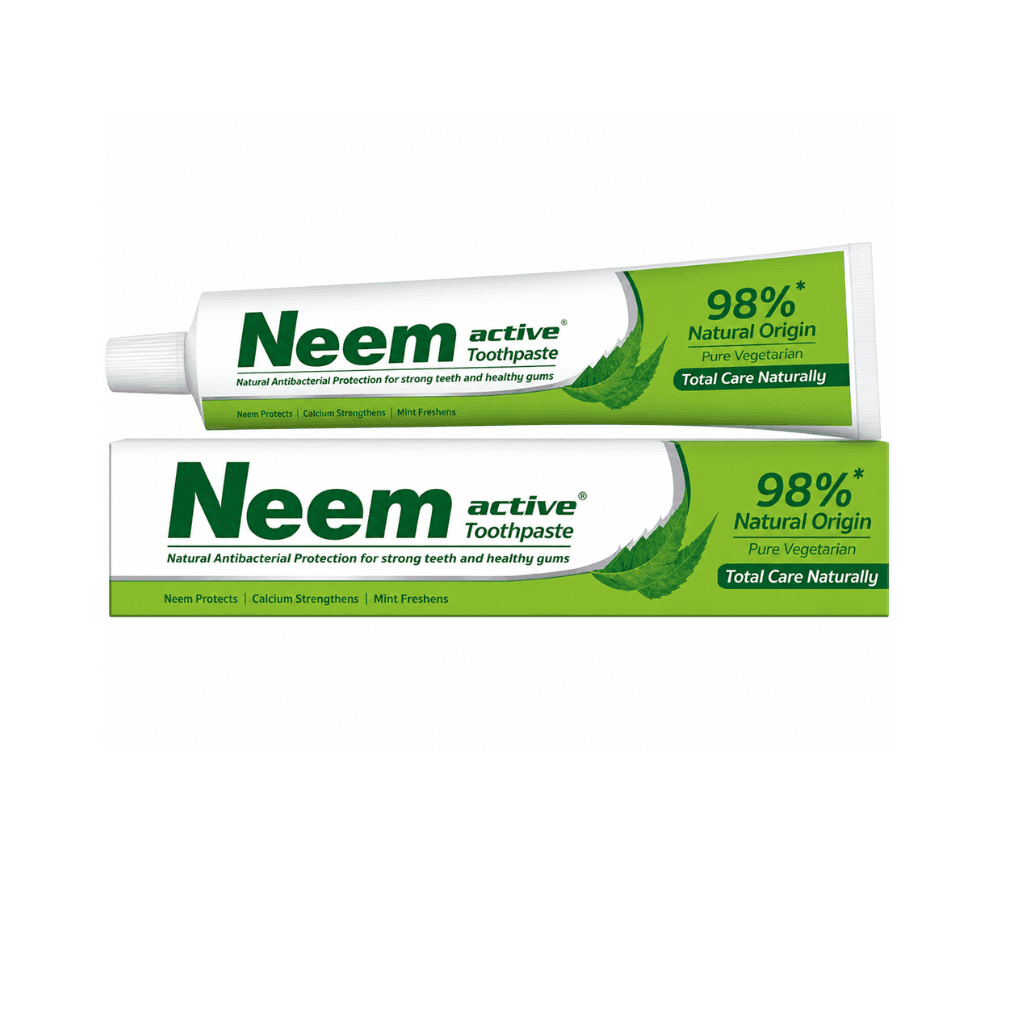 NEEM TOOTH PASTE 100gm98% Natural Origin | Enriched With The Power of Neem And Calcium | Antibacterial Protection | Mint For Freshness