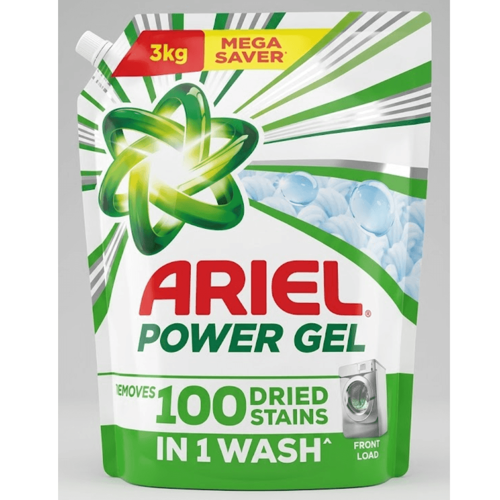 ARIEL POWER GEL LIQUID DETERGENT FOR FRONT LOAD 3KG