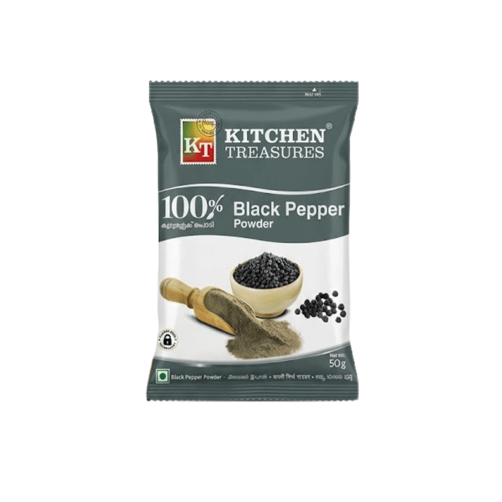 KITCHEN TREASURES BLACK PEEPER POWDER 50 GM