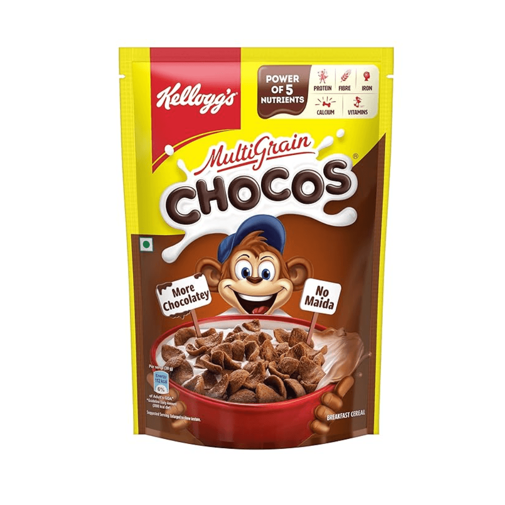 Kellogg's Multigrain Chocos, 385g | Kids Breakfast Cereal