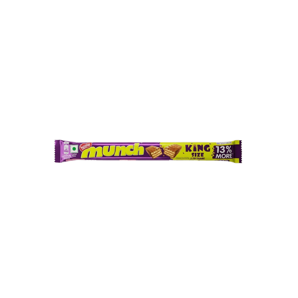 NESTLE MUNCH KING SIZE CHOCO COATED CRUNCHY WAFER BAR 19.8 GM
